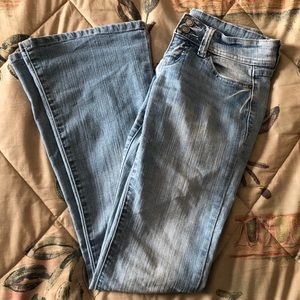 Light wash Bongo bell bottoms